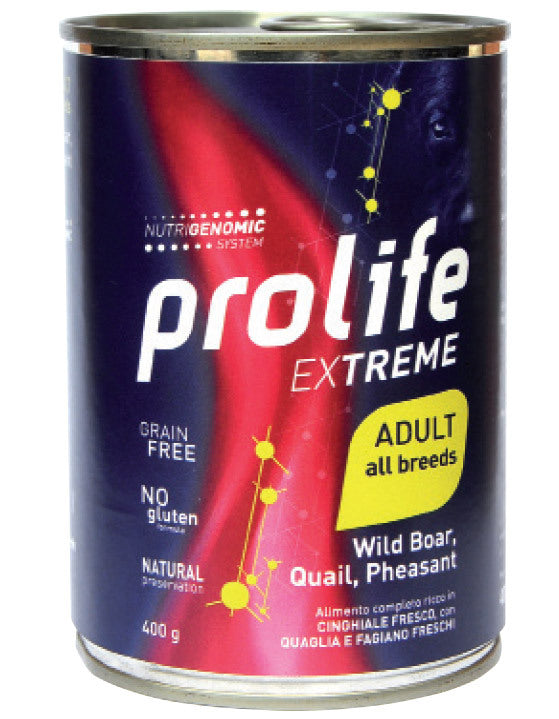 Prolife Adult All Breeds Cinghiale Quaglia&Fagiano 400gr Prolife Adult All Breeds Cinghiale Quaglia&Fagiano 400gr